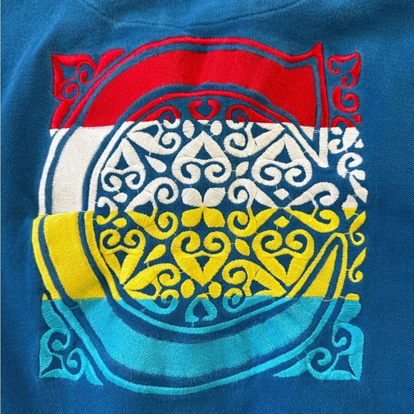 Vintage COOGI Shirt Multicolor Short Sleeve Polo Mens Size 3XL - Picture 9 of 10